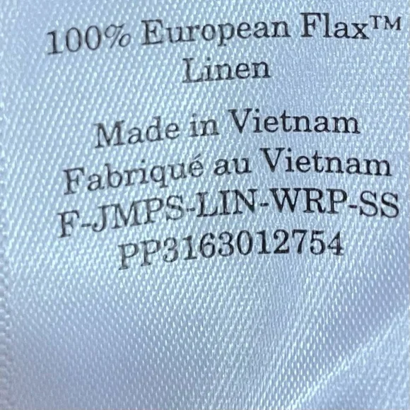 NWT Everlane European Flax Linen Wide Leg Wrap Khaki Tone Belted Jumpsuit Summer - Picture 12 of 13